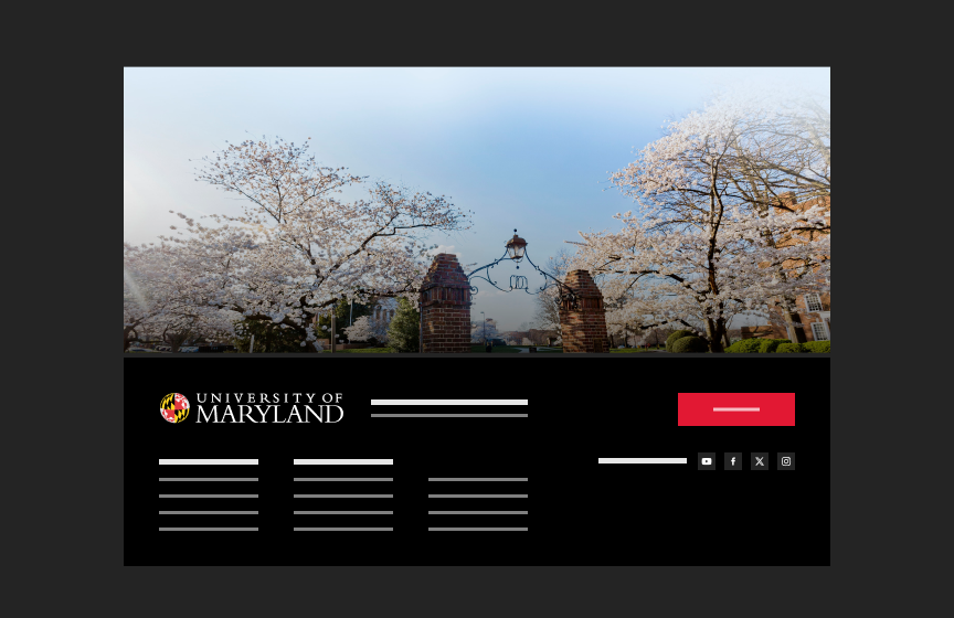 Visual Footer Example