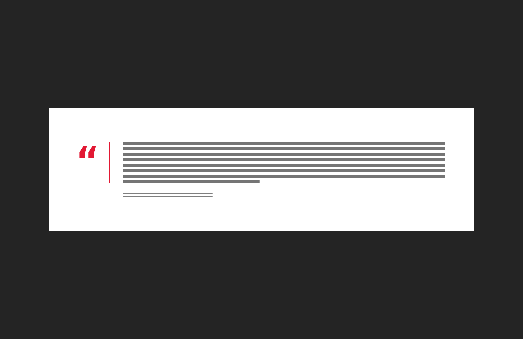 thumbnail - shows a quote icon and blocks to represent text and an attribution