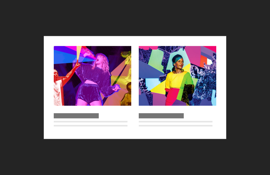 Standard card: image, title and text, call to action