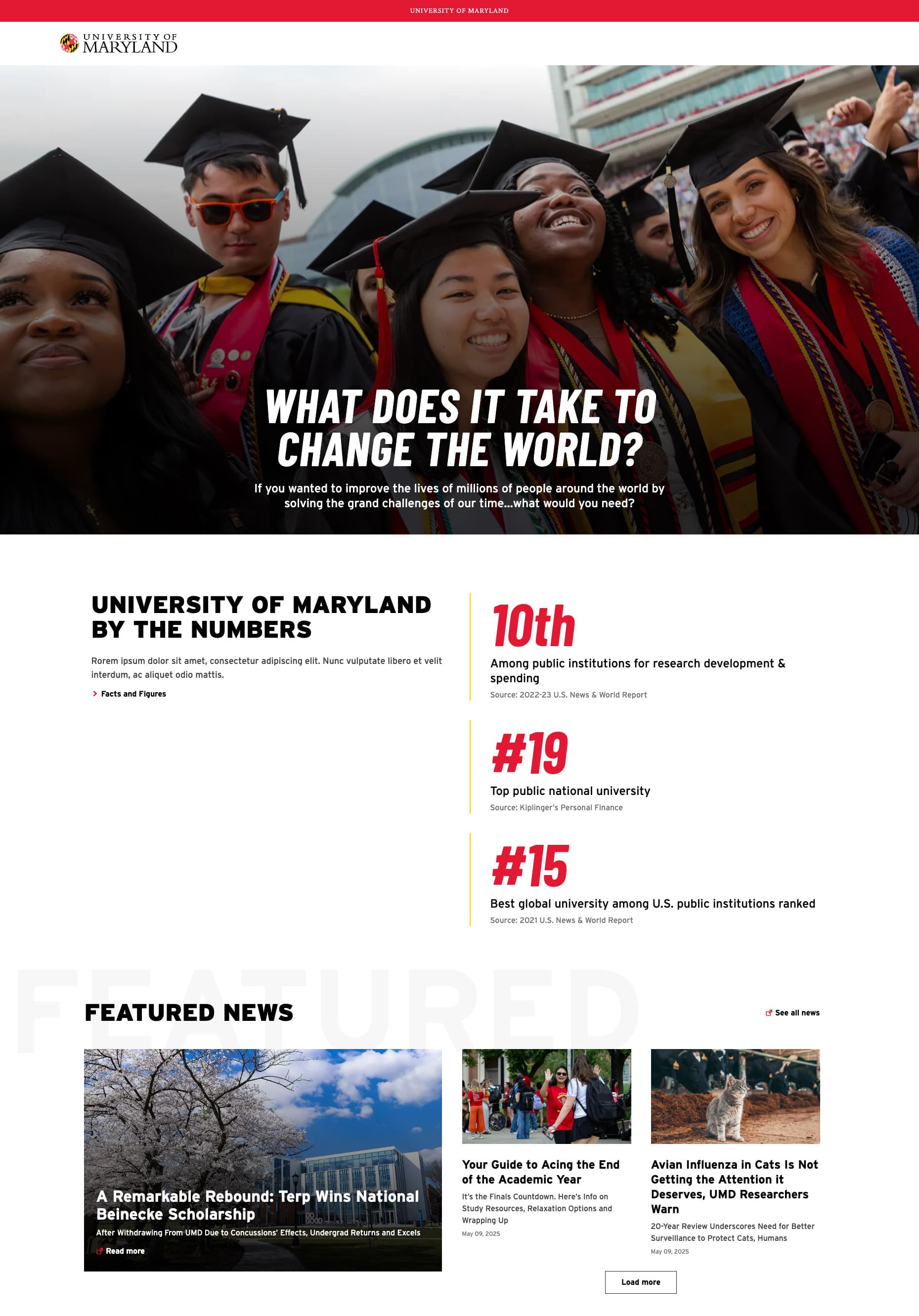 home page example
